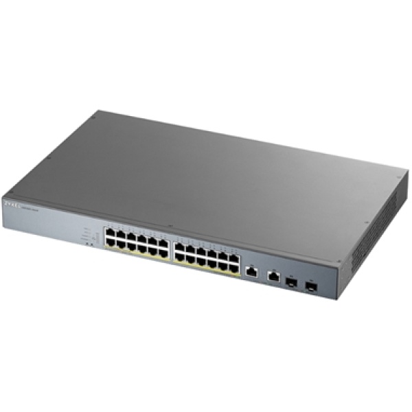 Switch 26 puertos zyxel gs1350 26hp eu0101f 24xgb