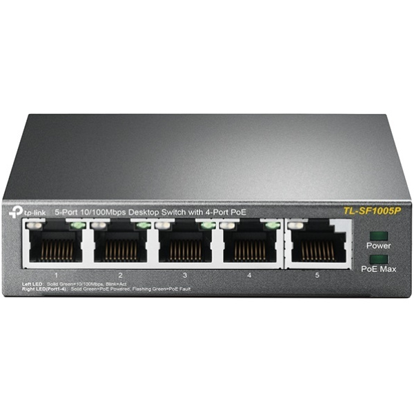 Switch 5 puertos tp link tl sf1005p 10