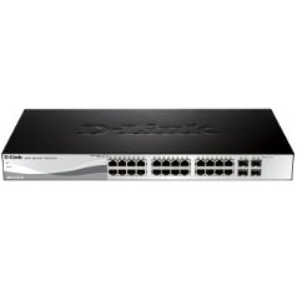 Switch d link 28 puertos 19pulgadas l2