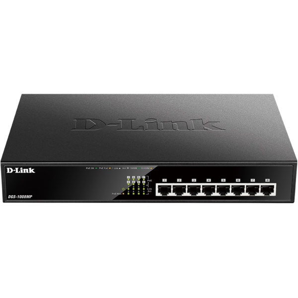Switch d link 8 puertos gigabit max