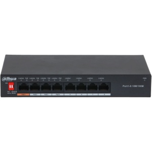 Switch dahua dh - pfs3008 - 8et - 60 poe 8 puertos
