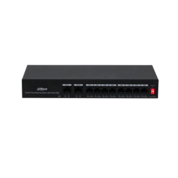 Switch dahua dh pfs3010 8et 65 10 puertos