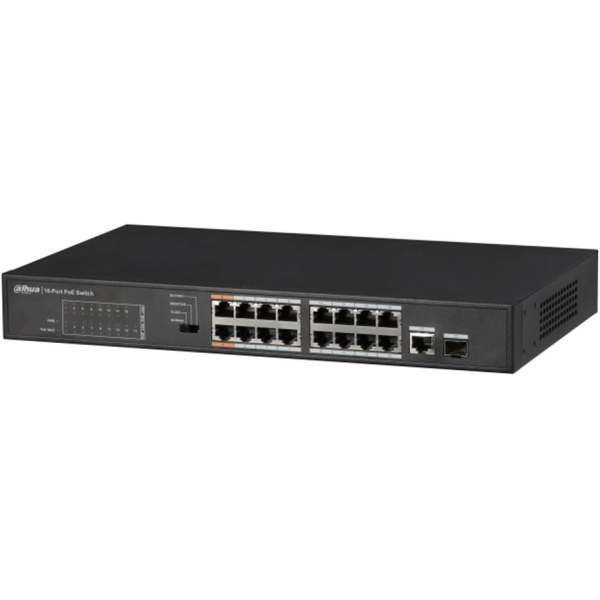Switch dahua dh pfs3117 16et 135 16 puertos gigabit
