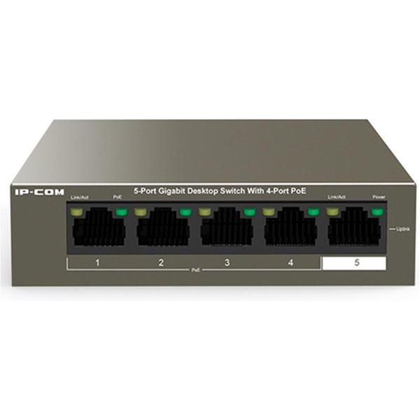 Switch ip com g1105p 4 63w 5 puertos