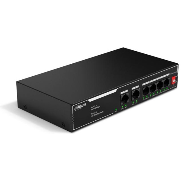 Switch it dahua dh sf1006lp 6 puertos