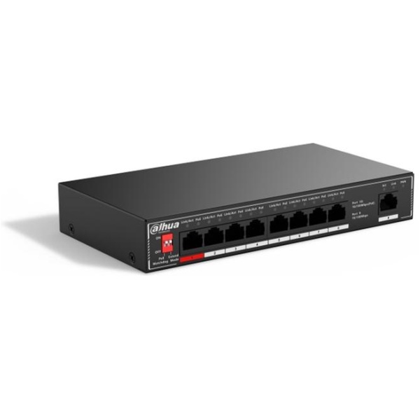 Switch it dahua dh sf1009p 9 puertos
