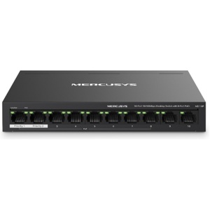 Switch mercusys ms110p 10 puertos 10