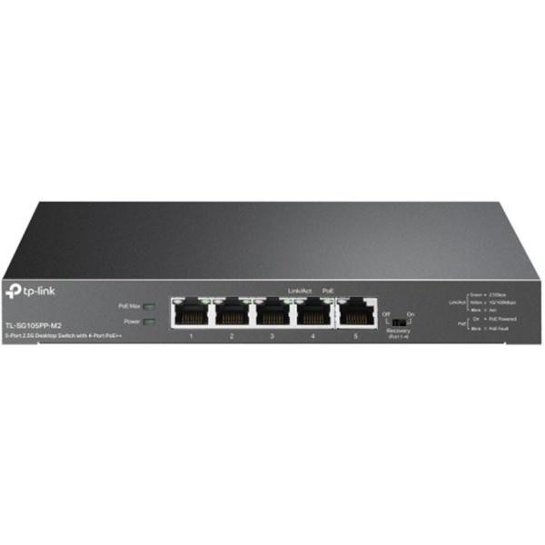 Switch tp link tl sg105pp m2 5 puertos