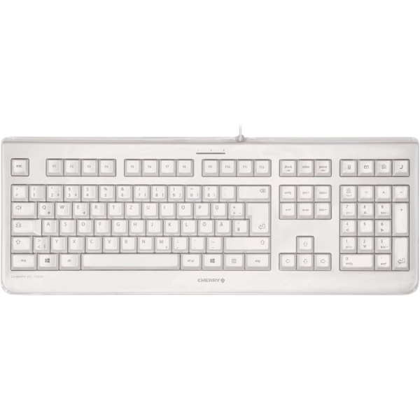 Teclado cherry kc 1068 usb blanco