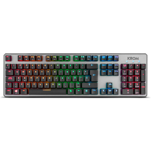 Teclado gaming krom kernel usb retroiluminado