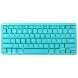 Teclado inalambrico silver ht colors turquesa