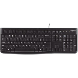 Teclado logitech k120 usb negro ruso