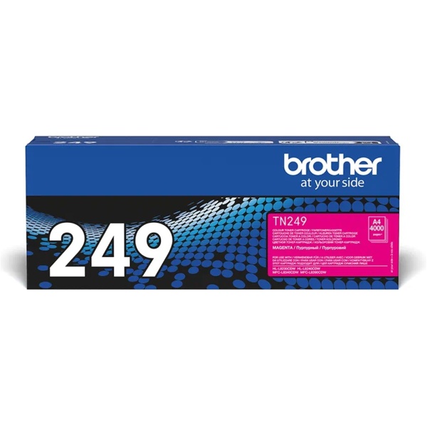Toner brother tn249m magenta 4000 paginas