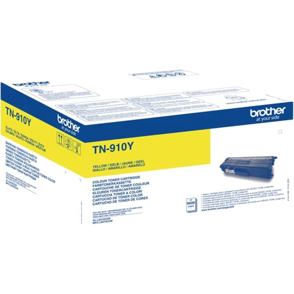 Toner brother tn910y amarillo 9000 paginas