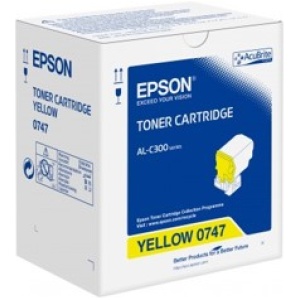 Toner epson c13s050747 amarillo 8.8k