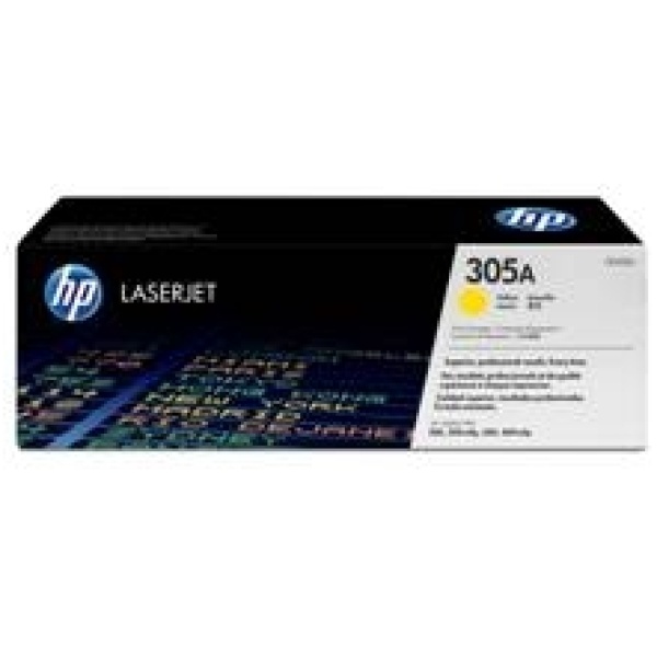 Toner hp 305a ce412a amarillo 2600pag