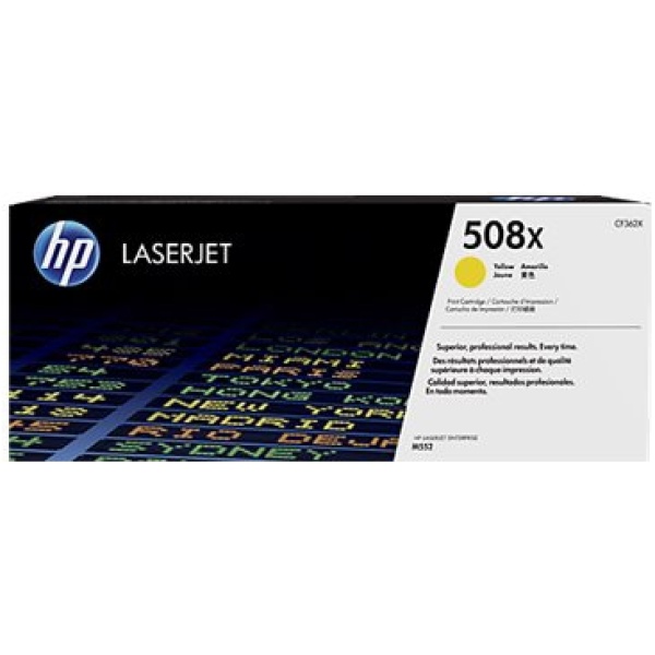 Toner hp 508x cf362x amarillo m577