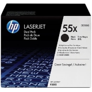 Toner hp 55x ce255xd negro 12500