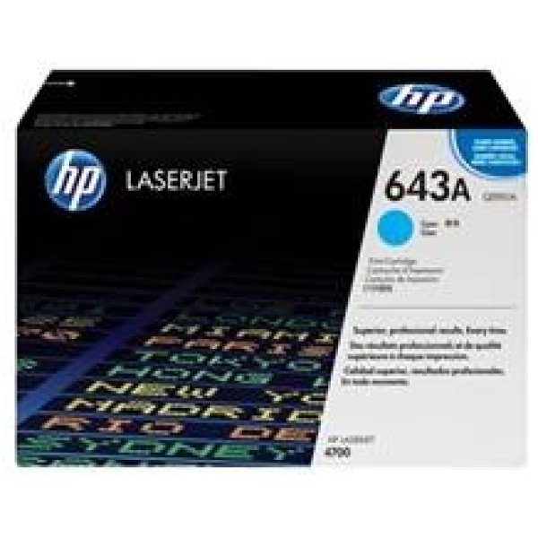 Toner hp 643a q5951a cian 10000