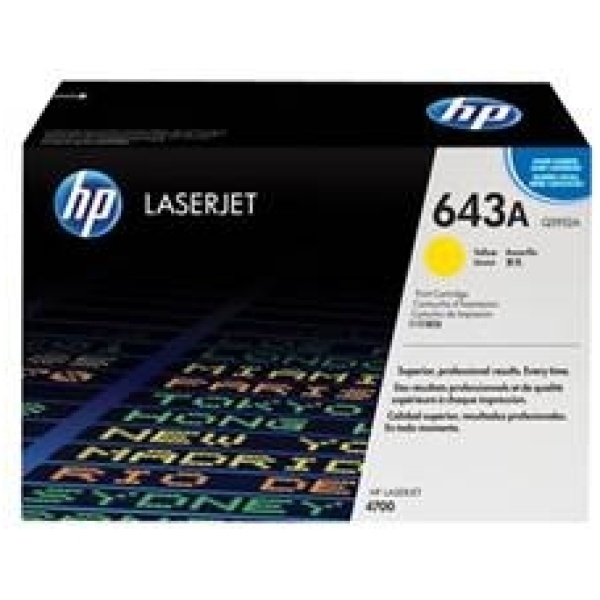 Toner hp 643a q5952a amarillo 10000
