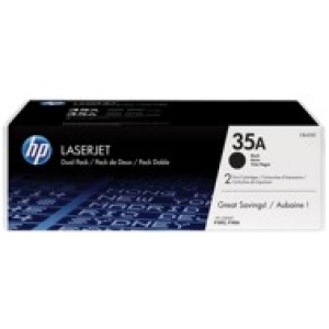 Toner hp cb435ad negro 35a pack