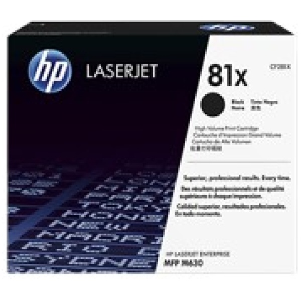 Toner hp cf281x negro no 81x