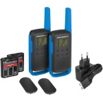 Walkie talkie motorola t62 azul duo - Imagen 1