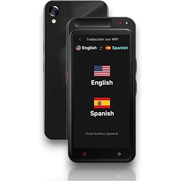 Dispositivo Portátil Traductor de Voz y Fotos con IA