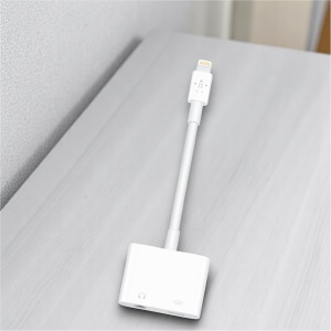Adaptador Xiaomi Dual Lighthing Audio Charging