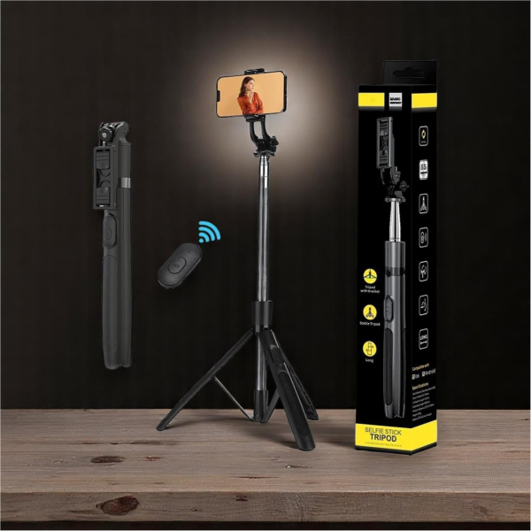 Trípode Profesional para Selfie con Control Remoto Karawan