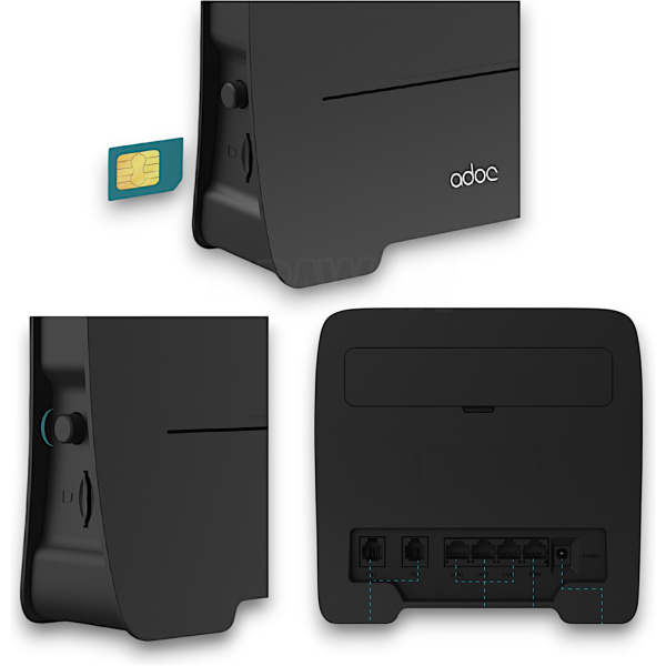 Router Adoc R45 Wifi de Alta Velocidad