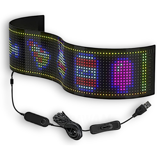 Panel LED Matrix Reprogramable, con Control por Aplicación | Karawan