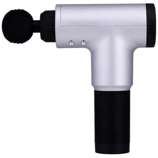 Pistola de Masaje Muscular - 4 Cabezales Intercambiables