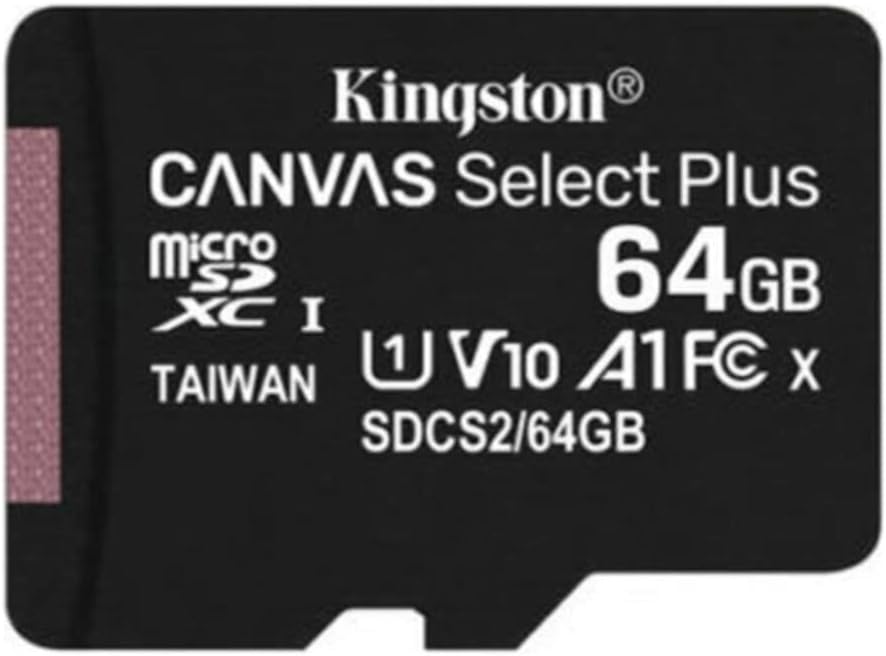Kingston microSD canvas 64GB 100MBPS