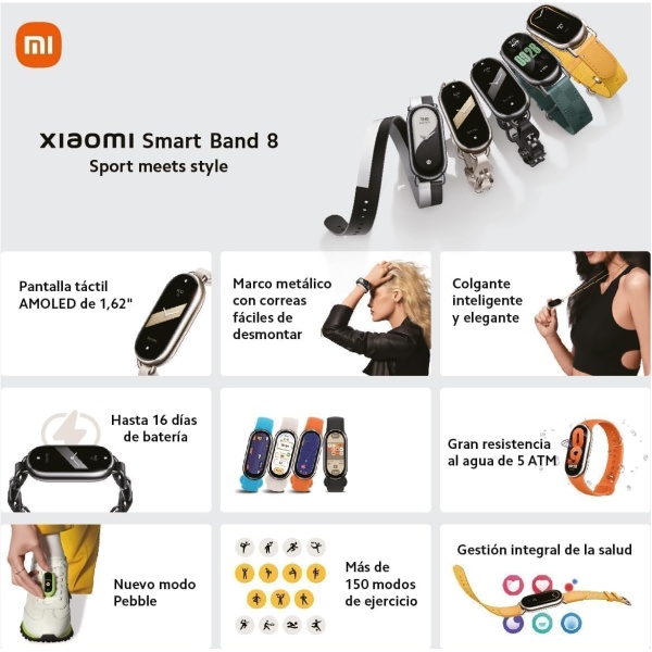 Xiaomi Smart Band 8 blanco