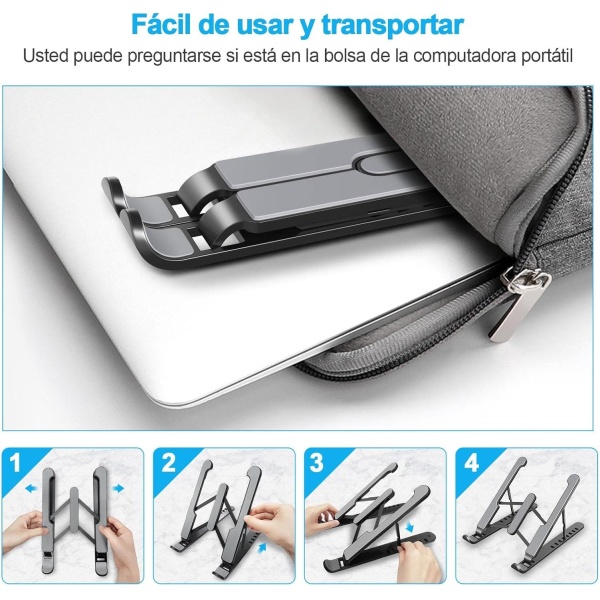 Soporte plegable para portátiles M2tec