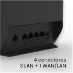 Router Banda Dual ADOC R46 - Descarga Ultrarrápida de hasta 300 Mbps