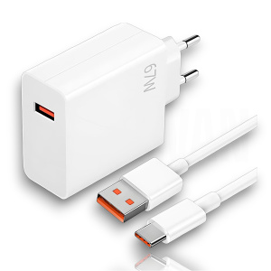 Cargador Rápido de 67w + Cable Usb Tipo C