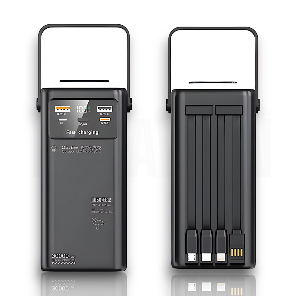 PowerBank Batería Externa, 30000mAh