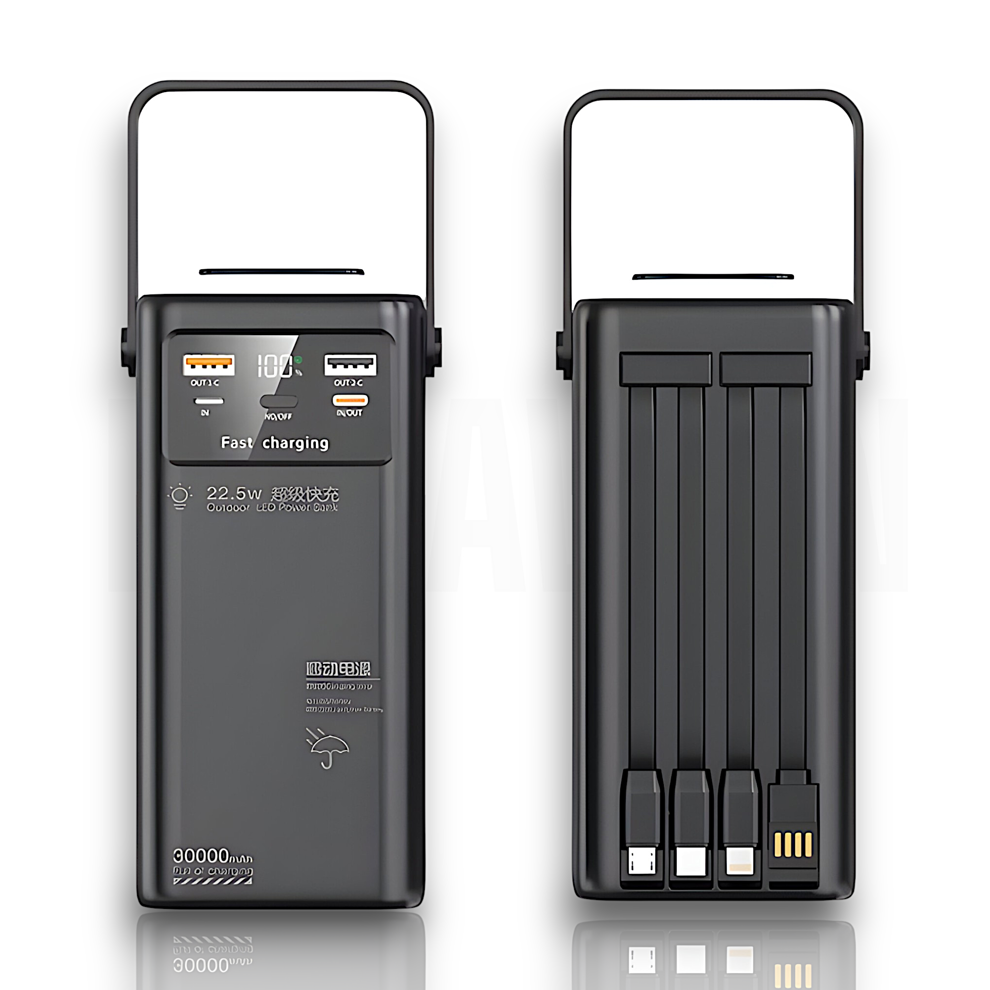 PowerBank Batería Externa, 30000mAh