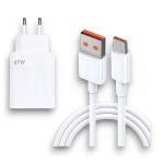 Cargador Rápido de 67w + Cable Usb Tipo C