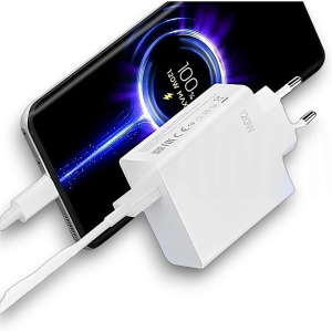 Cargador Rápido de 120w + Cable Usb Tipo C