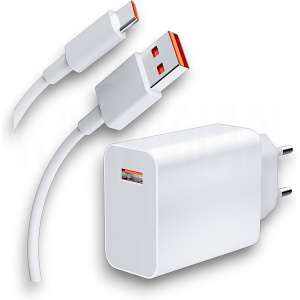 Cargador Rápido de 120w + Cable Usb Tipo C