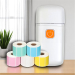 Mini Impresora de Etiquetas de Código de Barras Portátil S + Papel