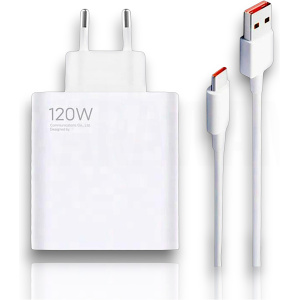 Cargador Rápido de 120w + Cable Usb Tipo C