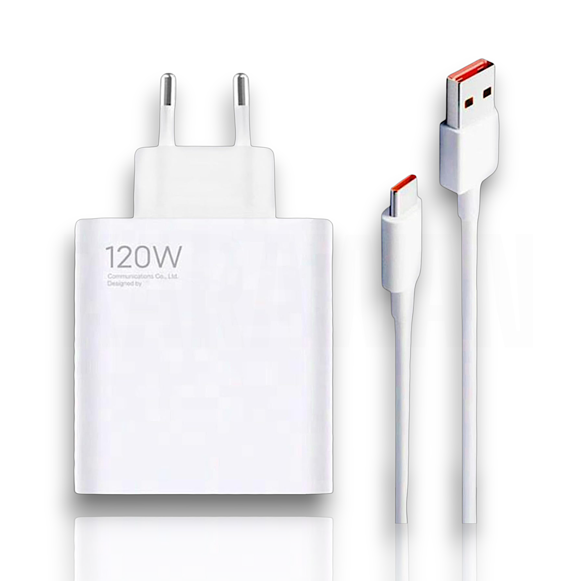 Cargador Rápido de 120w + Cable Usb Tipo C