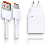 Cargador Rápido de 67w + Cable Usb Tipo C