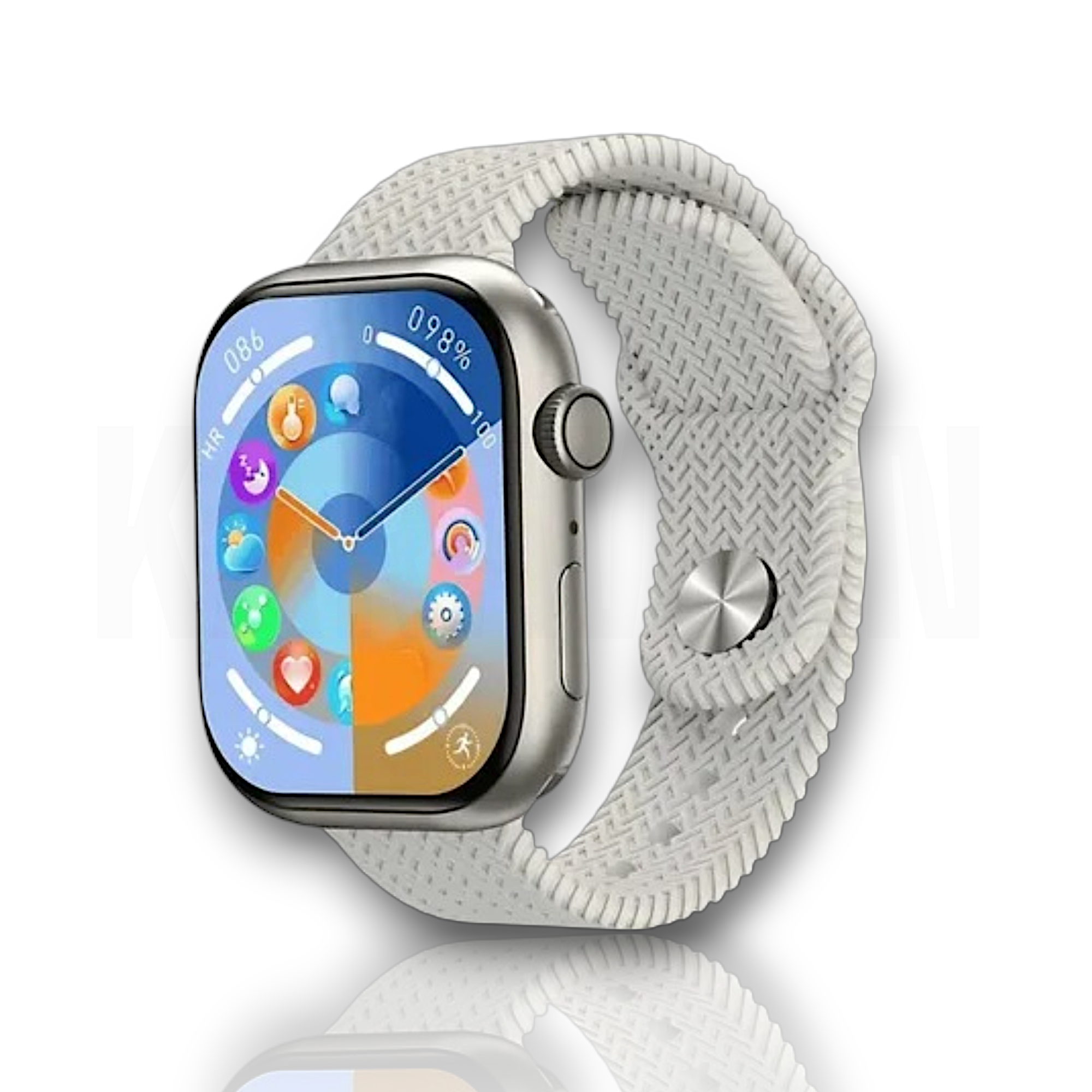 SmartWatch Multifuncional HK 10 Blanco, Karawan