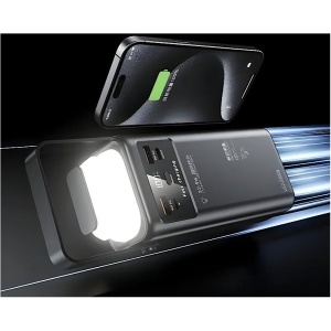 Bateria Externa 50000 mAh - 22.5W Carga Rápida - Linterna LED