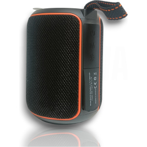 Altavoz Heavy Bass BT 5.4 Modo Espejo con Efecto Óptico Negro